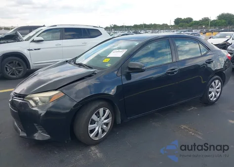 2016 Toyota Corolla Le from USA, damaged, VIN 2T1BURHE0GC685490
